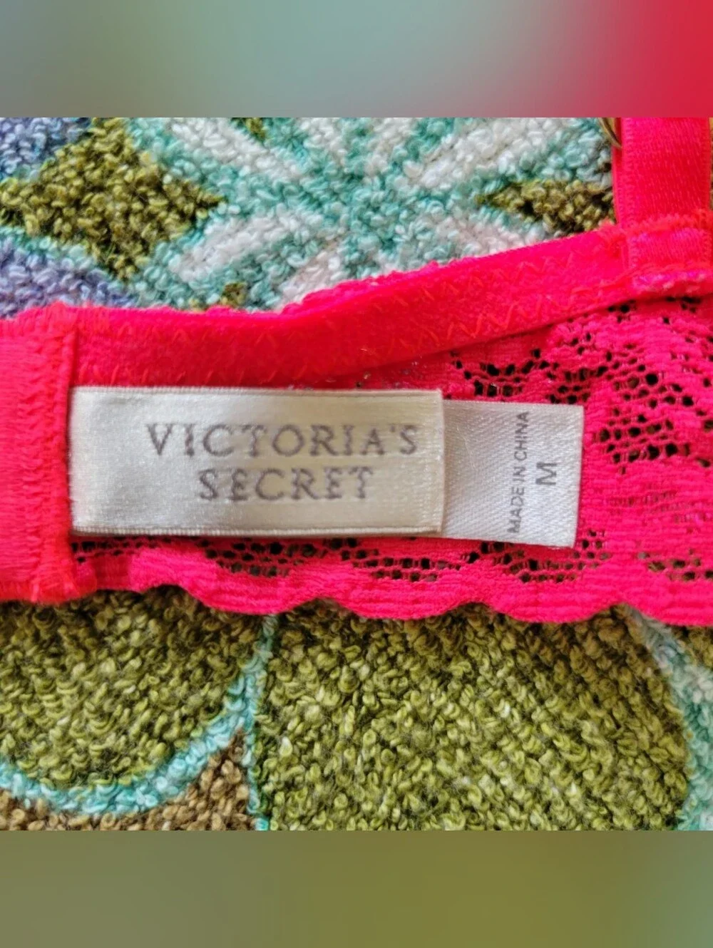 Victoria's Secret | 2009 Hot Pink Lace Bralette